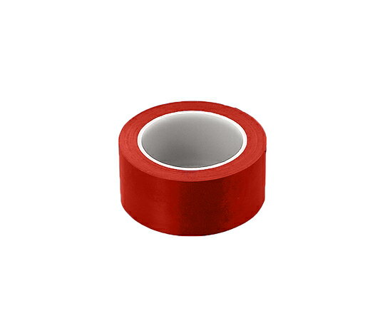 【おまとめお得な2個セット】ラインテープ 赤 50mm×33m 1巻 アズワン