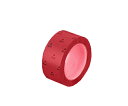 アズピュアESD PETラインテープN 赤 50mm×33m 5巻入 アズピュア(アズワン)