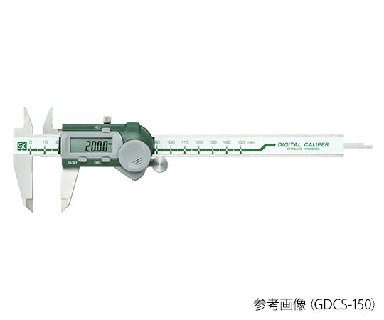 デジタルノギス 0〜100mm 校正証明付 GDCS-100 新潟精機（SK）■特徴■●デジタル表示で見やすい大文字です。●別売のBluetooth?BOXを使用することで、測定値をPCへ送信することができます。■仕様■●測定範囲（mm）：0〜100●全長（mm）：186●材質：ステンレス（SUS420相当）●最小読取値：0.01mm●器差：±0.03mm●ホールド機能付き●電源：CR2032（リチウム電池）×1個（テスト用付属）●重量：155g●※JCSS校正につきましては別途有償での発行となります。