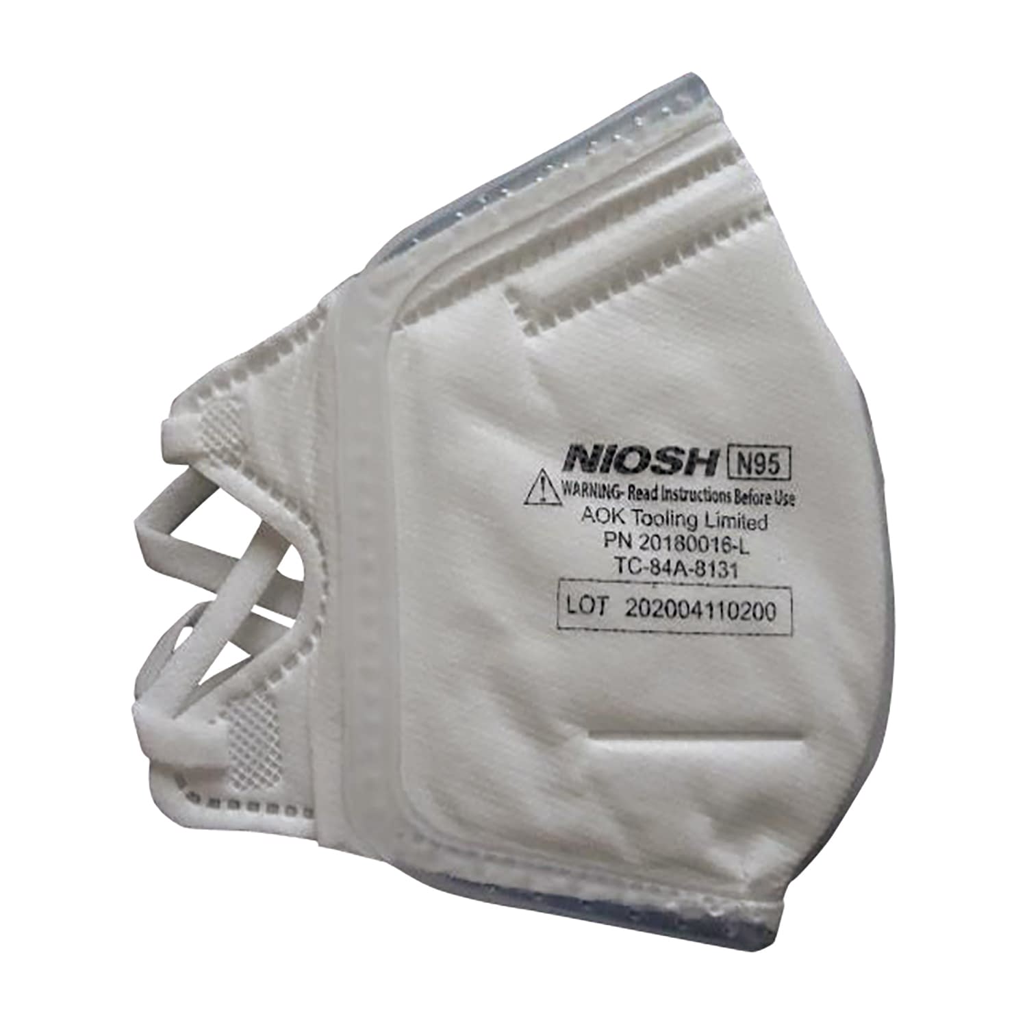 【300個セット】ストレッチゴールテック N95マスク V FOLD L AOKLサイズ