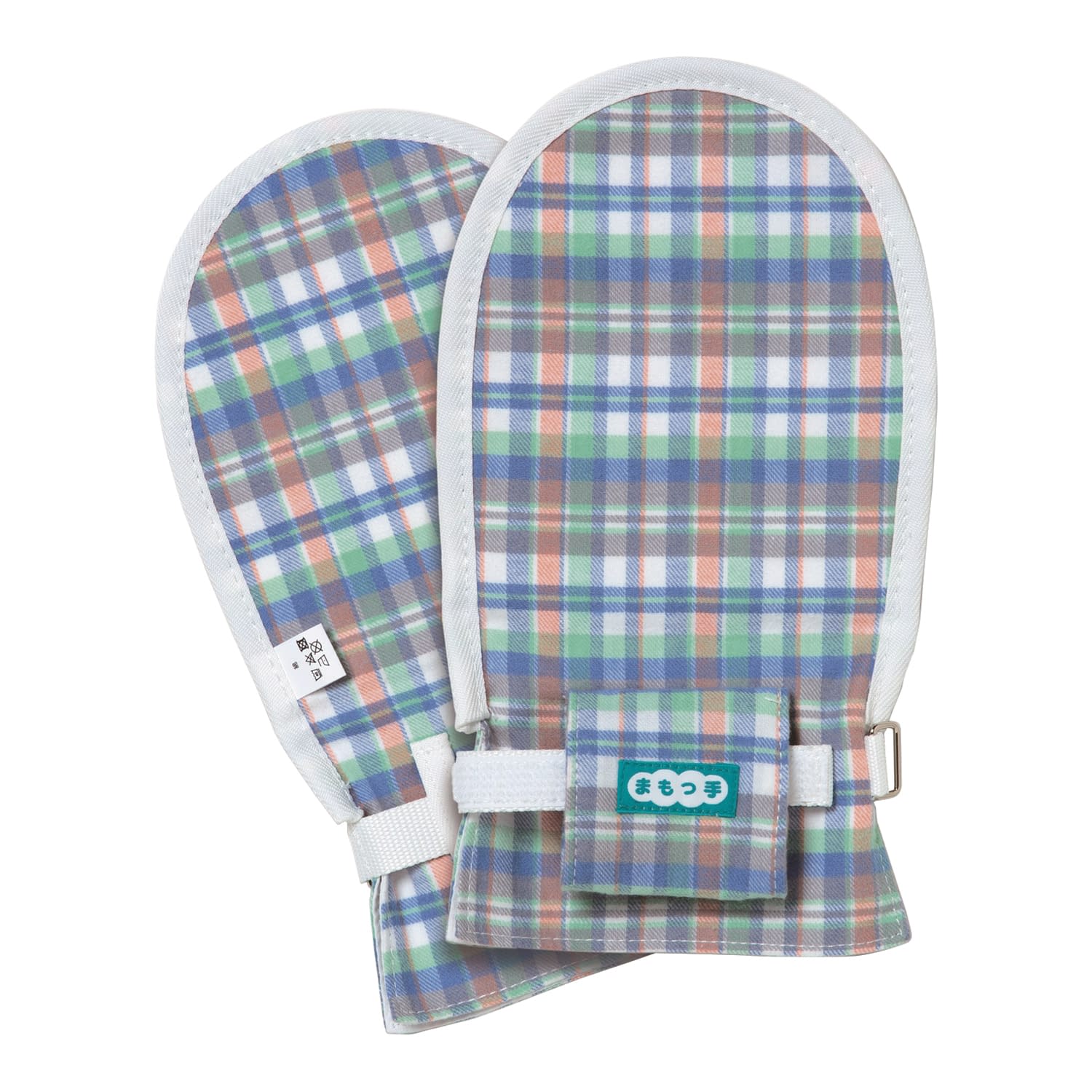 特殊衣料 まもっ手（チェック・プッシュボタン） チェック・プッシュボタン式