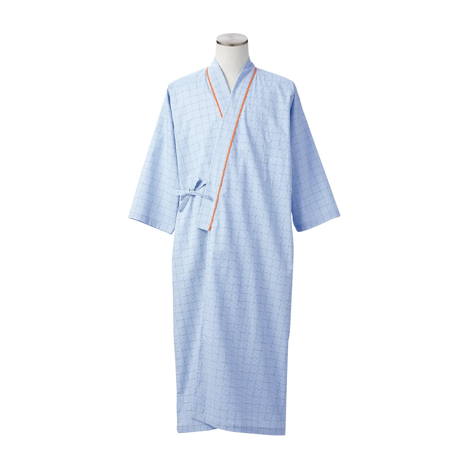 楽天Shop de clinic楽天市場店住商モンブラン 患者衣（男女兼用）8分袖・着物式 LL モンブラン59-441（ブルー）