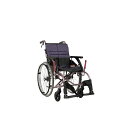 カワムラサイクル 車いす(自走用)ウェイビットルー 自走用 ファブリックWAR22-40-M(4)