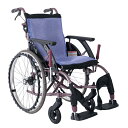 カワムラサイクル 車いす(自走用)ウェイビットルー 自走用 3DメッシュWAR22-40-M(4)