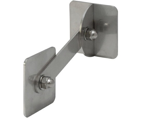 ティーエフサービス ステンレス製　転倒防止可動式金具　小　（正方形タイプ）　壁用　50×50mm　ジョイ..