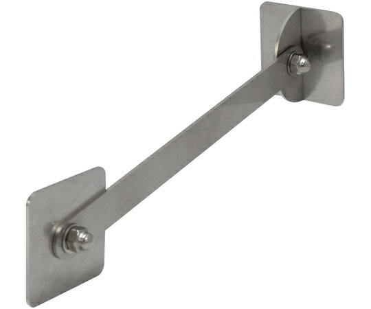 ティーエフサービス ステンレス製　転倒防止可動式金具　小　（正方形タイプ）　壁用　50×50mm　ジョイ..