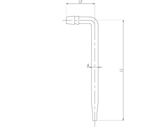 旭製作所 セミ・ミクロ　導入管　Φ6mm 1個 3374-6-250