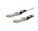 Startech AOCケーブル/5m/Cisco製品SFP-10G-AOC5M互換/アクティブ光ケーブル/Firepower ASR1000対応 1個 SFP10GAOC5M