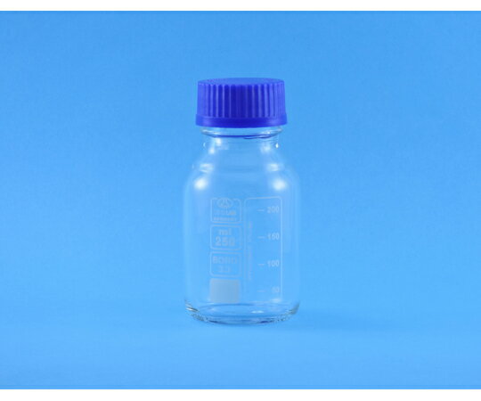 ISOLAB ねじ口瓶 白 250mL 1個