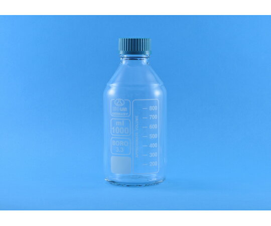 ISOLAB ねじ口瓶 白 1000mL 1個