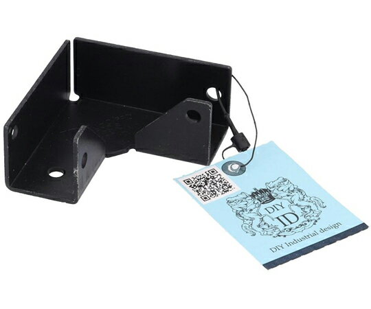 大里 鉄/亜鉛黒 1×4用Lジョイント 1個 ID-025