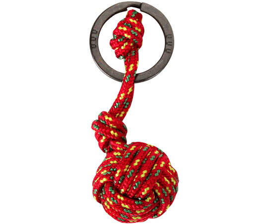 三友産業 ボールキーリング レッド 1個 UUU-0031