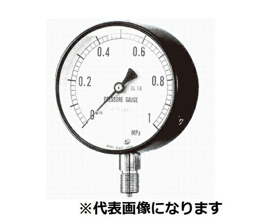 旭計器 ブルドン管圧力計 A形 圧力範囲（MPA）：0〜25 1個 101-A480X25MPA