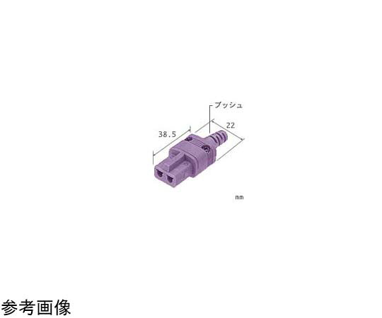 安立計器 熱電対コネクタ ASPプラグ 熱電対の種類：Kタイプ 形状：M ブッシュ径（φmm）：2.5 1個 ASP-K-M-Φ2.5