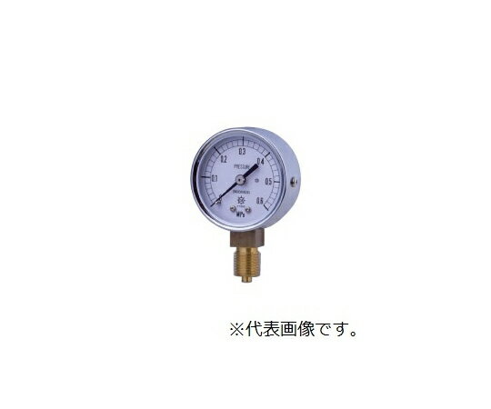 第一計器製作所 KOT小型圧力計 A型 Φ50 G1/4 0〜0.6MPA 1個 AT1/4-50:0.6MPA