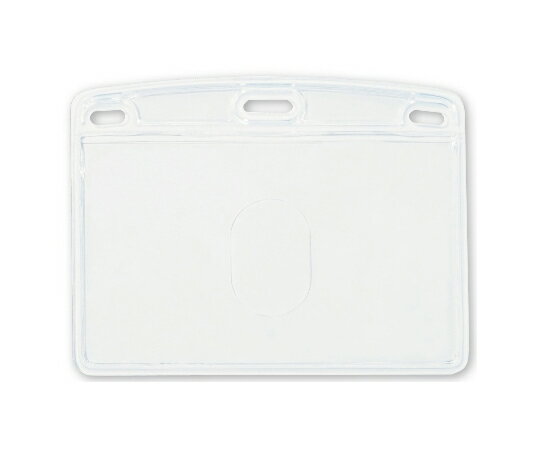 オープン工業 名札用ケース ソフトヨコ名刺 2枚収納 10枚 1袋(10枚入) NX-119