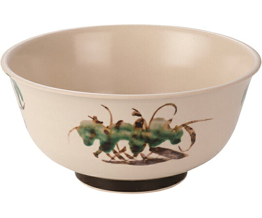 福井クラフト 深麺鉢 粉引亀甲織部塗 φ174mm 1個 50022630