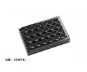 Porvair テストプレート 24well 平底 P.S製 フタ付 クリアボトム ブラック(cellculture用) 1セット(56枚×4個入) 1セット(...