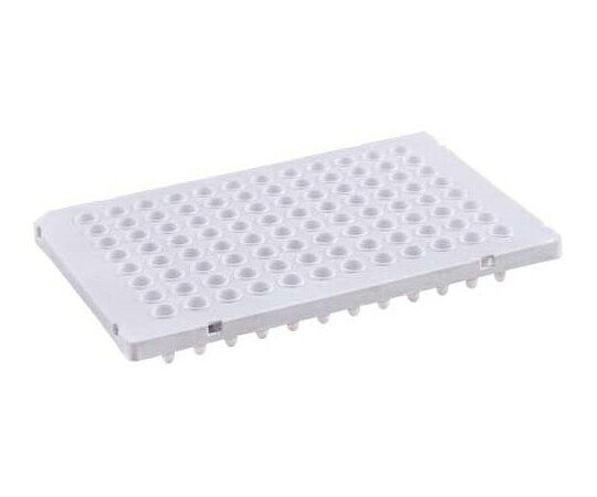 GUNSTER リアルタイムPCRプレート 96well ハーフスカート 0.1ml ホワイト 1セット（50枚×4個入） 1セット(50枚×4個入) MB-Q96-LBR-W