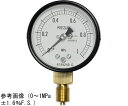 長野計器 普通形圧力計(Φ60) 立形A枠 6MPa 1個 AA10-121(4)