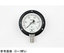 長野計器 普通形圧力計(Φ60) 立形B枠 1MPa 1個 AA10-273(4)