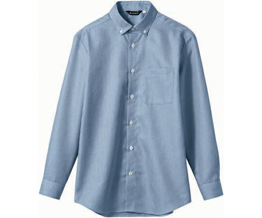 住商モンブラン シャツ 兼用 長袖 ブルーチェック S 1枚 WC2611-4 S