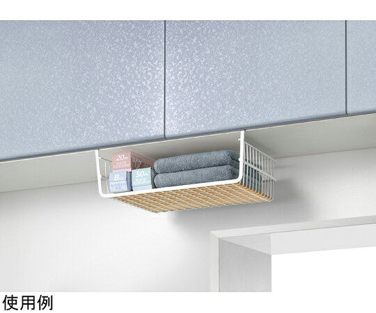 ●棚板に取り付けて収納空間を増やせます●掛けられる棚の厚み約30mm 以内●耐荷重1 kg●材質●▼本体：鉄●▼表面加工：粉体塗装●▼木部：天然木●▼カバー：塩化ビニル樹脂