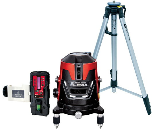 シンワ測定 レーザーロボ LEXIA 51 レッド 受光器・三脚セット 1セット 70945