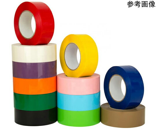 カラーOPPテープ 橙 52μ 48mm×100m 50巻 お得パック 1箱(50巻入) color-i-daidai