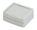 Pactec プラスチックケース W91×H42.7×D102.5mm ライトグレイ 1個 ODNF43
