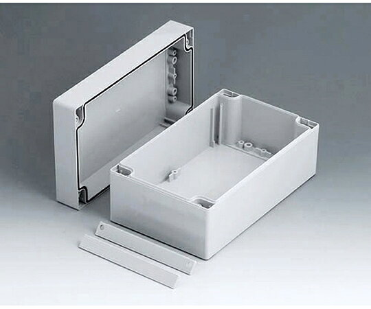 OKW ロブストボックス W80×H60×D240mm 0.346kg ライトグレイ 1個 C2008241
