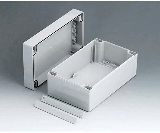 OKW ロブストボックス W160×H60×D240mm 0.548kg ライトグレイ 1個 C2016241