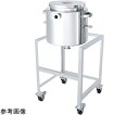 日東金属工業 ホッパー型ジャケット汎用容器 架台付 150L 1個 HT-ST-J-ASC-565