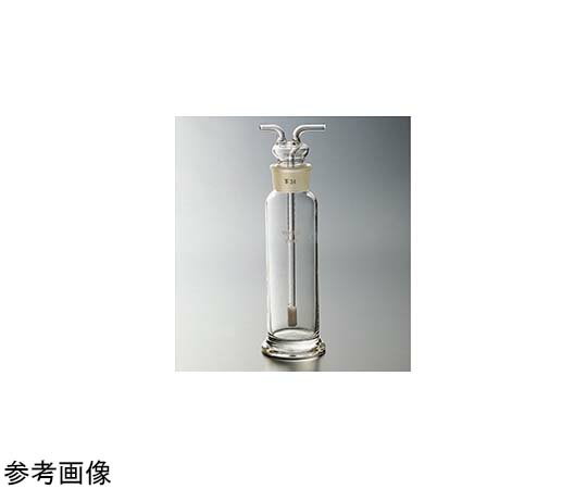 コスモスビード（VIDTEC） ガス洗浄瓶（円筒フィルター付）125mL 透明摺 1個 1950-01-2
