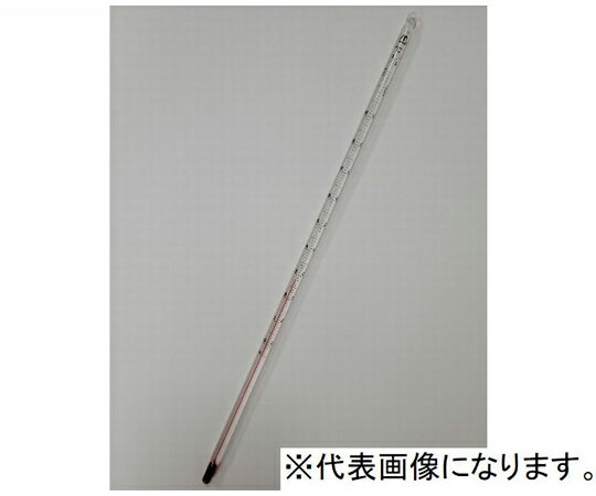 東亜計器製作所 赤液 棒状温度計 -20〜50℃ 1本 T-5104
