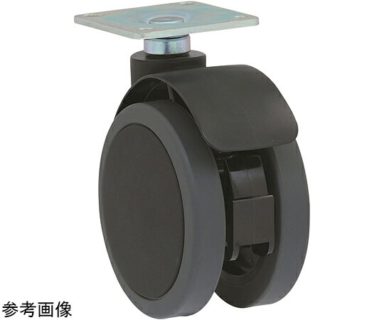 ●振動や衝撃を吸収。●双輪であるため高い旋回能力を発揮します。●OA機器、情報機器、ディスプレイ用什器、医療機器など。●許容荷重（daN）：39●許容荷重（kg）：40●車輪径D（mm）：100●車輪幅（mm）：69●取付高H（mm）：126.5〜133.5●取付座A（mm）：66●取付座B（mm）：66●取付ピッチX（mm）：50●取付ピッチY（mm）：50●取付穴径P（mm）：6.2●取付ピッチX×Y（mm）：50×50●取付ピッチA×B（mm）：66×66●自在式●プレート式●材質・仕上：車輪/エラストマー
