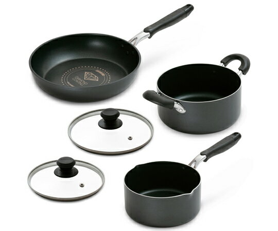 アイリスオーヤマ ダイヤモンドコートフライパン・なべ DCI-FP5S(5テン)ブラック