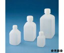 ニッコー・ハンセン 標準規格瓶 角型細口(ナチュラル) 500mL 滅菌済 75本入 1ケース(75本入) 1129-03(4)