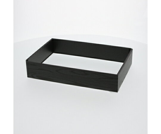 アクタ 弁当容器 ワン折重 縁 90×60（50）黒焼杉 25枚入 1パック(25枚入) 004430092