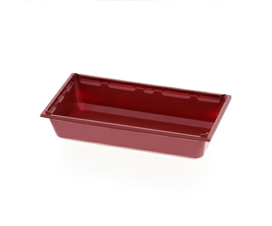 アクタ 弁当容器 ワン折重 底 73×38A 赤 50枚入 1パック(50枚入) 004430027