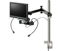 ホーザン マイクロスコープ(モニター付)0.8〜5.3倍 1セット L-KIT984