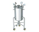 日東金属工業 ステンレス加圧容器(加圧ユニット・脚付) 40L 1個 PCN-F-L-40-UT