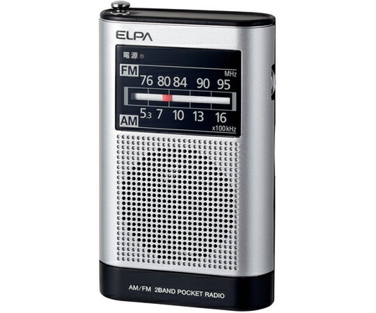 ELPA AM/FMポケットラジオ 1個 ER-P66F