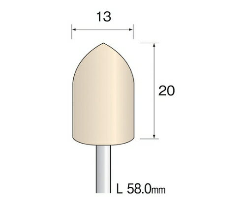 ミニター フェルトバフ　ハード　13Φ×20mm　（10個） 1パック(10個入) GA2184