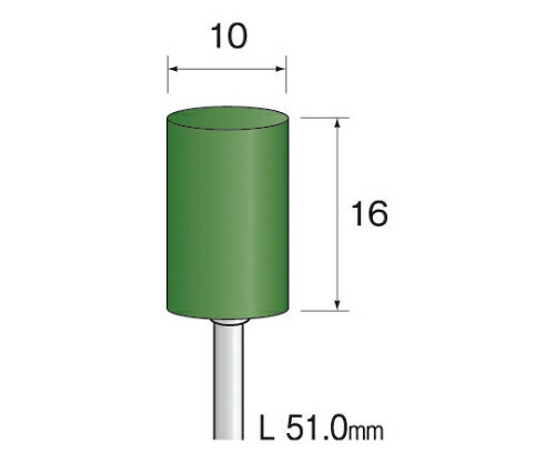 ミニター グリーンフェルトバフ　10　（5個） 1パック(5個入) GA4013