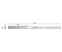 ミニター ダイヤモンドヤスリ 平 #140 1.4×6 1個 RD5406(4)