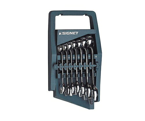 SIGNET スタビーコンビネーションレンチセット ミリサイズ 10-19mm 7本組 1セット 30377