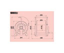 ハタヤリミテッド ガスリール　ホース付　20M 1台 GDX-20