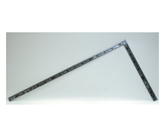 シンワ測定 曲尺角厚　シルバー　1尺5寸　裏面角目　重宝 1本 10371