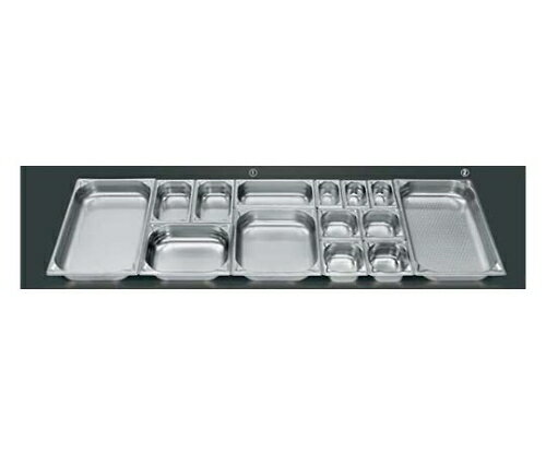 江部松商事 プロシェフ 18-8 GNパン補強重なり防止付 1/3 40mm 1個 3568101(4)